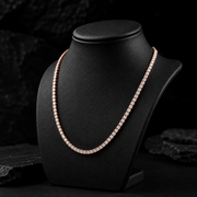 VVS Moissanite Iced Out Tennis Chain in 925 Sterling Silver – Unisex Luxury Necklace