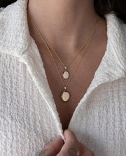 14K Solid Gold Engraved Photo Locket | ONYX RATAN