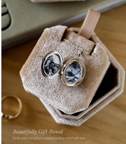 14K Solid Gold Engraved Photo Locket | ONYX RATAN