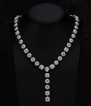 Mix Shape Lab-Grown Diamond Choker Necklace | Eco-Friendly Bridal Wedding Jewelry | 925 Silver & Solid Gold | ONYX RATAN