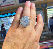 Onyx Ratan | 925 Silver Moissanite Ring – Hip Hop Style