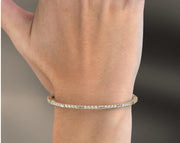 Solid Gold VVS Moissanite Tennis Bracelet | ONYX RATAN