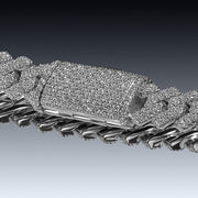 8mm Moissanite Cuban Link Chain – Iced Out | ONYX RATAN