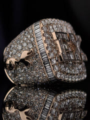Custom Diamond Initial Ring – 14K Gold Iced Out | ONYX RATAN