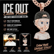 Onyx Ratan | Iced Out Berserk Behelit Anime Pendant