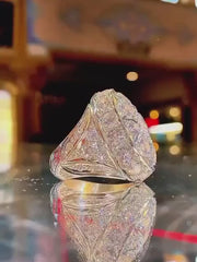 Onyx Ratan | 925 Silver Moissanite Ring – Hip Hop Style